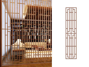 Écran et diviseur de pièce en acier inoxydable découpés au laser pour la décoration de la maison de la villa et du salon. - Product Image 2