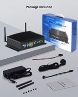 Mini PC industriel sans ventilateur Core I7-10510U jusqu'à 4,90 GHz 2HD+DP Triple affichage GPIO WiFi BT Win11/Linux/Ubuntu en stock