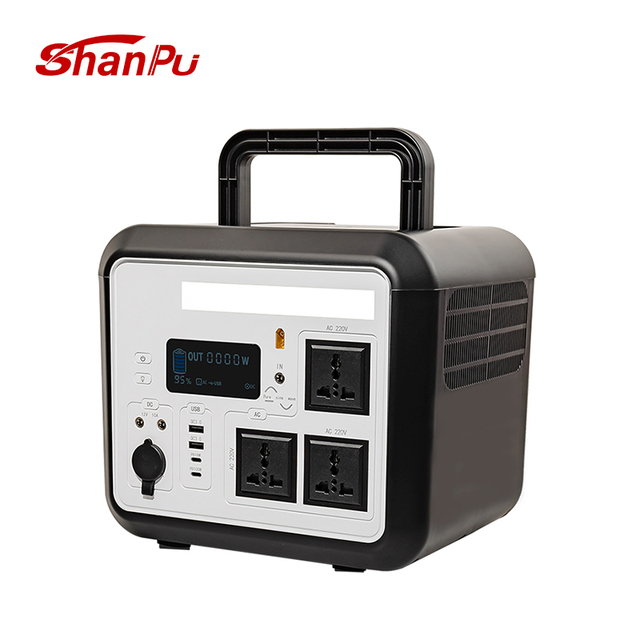 Portable Power Station with 600W & 1200W Lifepo4 Lithium Battery Outdoor Energy System Car Solar Panel Generator Manufactured