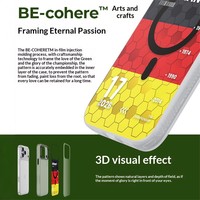 Coque magnétique BENKS D3 pour iPhone 17 Pro, thème football, en TPU antichoc - German Will