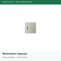 Kapsul Multivitamin 60 Butir Label Pribadi OEM Produsen Suplemen Nutrisi Harian Kustom