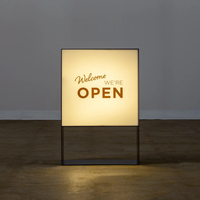 Insegna Luminosa LED Impermeabile per Esterni, Cubo Acrilico Decorativo Retroilluminato Personalizzato, Pannello Pubblicitario Commerciale