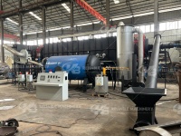 Carbonisateur rotatif à tambour continu à économie d'énergie, respectueux de l'environnement, pour tous types de traitement de biomasse