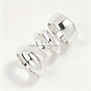 Trendige Nickelfreie Hochwertige 18K <span class=keywords><strong>Gold</strong></span> & Rhodium Plattierte Zinklegierung Ringe für Verlobung Hochzeit Geschenk - Product Image 2