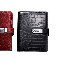 Carnet de notes créatif personnalisé à spirale, à feuilles mobiles, pour étudiants et professionnels, avec serrure, papeterie cadeau en gros