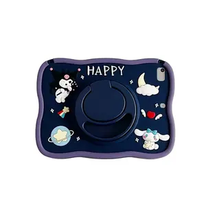 3d cartoon cute silicone kids tablet cover for iPad air 4 5 6 pro 9.7 10.2 with kickstand cover case silicon tablet covers