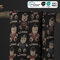 Tissu Jacquard pour Salon Professionnel, Vente en Gros, Prêt à l'emploi, Impression Personnalisée, Faible MOQ