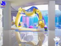 Aire de jeu d'escalade en corde nid d'abeille colorée personnalisée pour enfants, intérieur/extérieur, parc d'aventure sur arbre arc-en-ciel, certifié CE/TUV