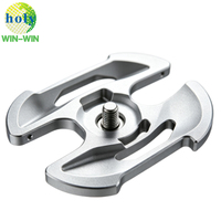 Support en aluminium usiné CNC de précision, sablée et anodisée, plaque de fixation rapide légère et évidée pour pièces de caméra de drone