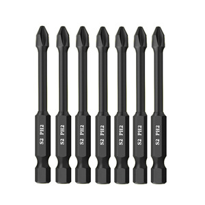 Tournevis Phillips haute dureté avec manche hexagonal noir, embout magnétique résistant aux chocs, finition lisse - Product Image 2