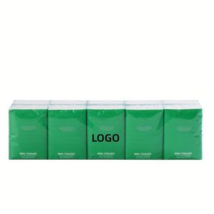 Custom Design Mini Pocket <b>Tissue</b> Soft 4-ply Bamboo Facial <b>Tissue</b> Packs Easy to Carry for Home or Travel 3-ply/4-Layer - Product Image 1