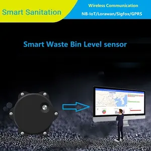 LoRaWAN NB-IoT GPRS Senza Fili Smart Rifiuti Bin Sensore Per La Bella Città di Costruzione