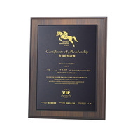 Nouvelle Arrivée Cadre Mural Rectangulaire en Bois pour Certificat et Diplôme, Plaque Murale en Bois