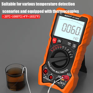 ZOTEK ZT-Probador de resistencia de aislamiento 1000R-Megóhmetro digital de alta precisión - Product Image 5