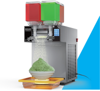 Machine à Glace Pilée et Barbotine Automatique en Acier Inoxydable, Usage Commercial et Domestique, avec Refroidissement par Eau