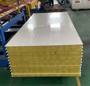 Panel Sándwich <span class=keywords><strong>de</strong></span> Lana <span class=keywords><strong>de</strong></span> Roca <span class=keywords><strong>y</strong></span> Lana <span class=keywords><strong>de</strong></span> Vidrio para Paredes <span class=keywords><strong>y</strong></span> Techos, <span class=keywords><strong>Placas</strong></span> Sándwich Aislantes Térmicas e Ignífugas - Product Image 4
