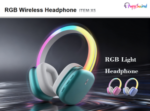 5.3アクティブノイズキャンセレーション (ANC) IPX6防水RGB照明デュアル航空用の新しい長持ちする耳付きヘッドフォン - Product Image 5