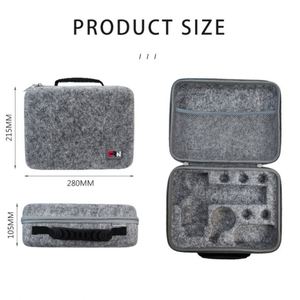 Custom Smell Proof Felt Cloth Percussion Muscle Fascia Massage Gun Storage Carrying Bag Mini <b>Hard</b> <b>Shell</b> EVA Massage Gun <b>Case</b> - Product Image 6