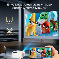 Proyector Inteligente P20 Más Vendido, Full HD 1080P, 500 ANSI Lúmenes, Android 14, Enfoque Automático, 2GB 8GB, Video 4K LCD, Cine en Casa, Exterior