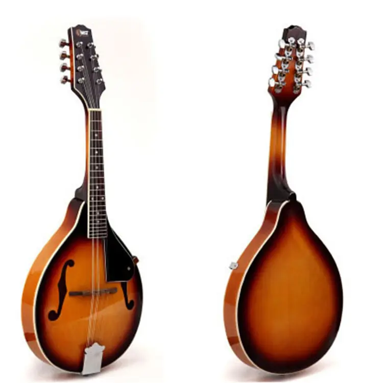 Prezzo all'ingrosso F hole con pick guard strumento mandolino a 8 corde strumento musicale mandolino soprano