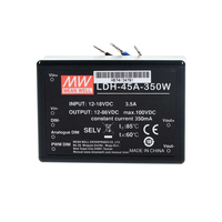 Controlador LED de Corriente Constante Meanwell Serie LDH-45 DC-DC Step-up para Alumbrado Público, Carcasa de Plástico, 1-50W, 90-99% de Eficiencia