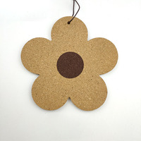 Ychon Sous-verres en bois tendre Tapis de repas Tapis de pot Tapis de table Sous-verres à biscuits en bois isolés