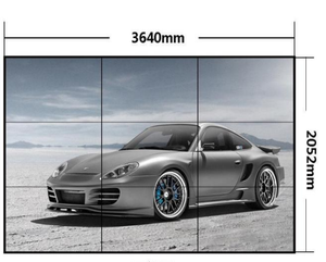 Rapporto 500nits a parete16: 9 lato Ultra stretto 3.5mm giunzione 55 pollici 3x3 <span class=keywords><strong>Video</strong></span> Wall LCD - Product Image 1