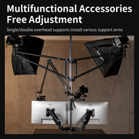 Selens RigTree Brazo de Extensión Triangular para Director Easy Station Cart Workstation, Marco de Soporte, Accesorios, 1, 2, 2, 2