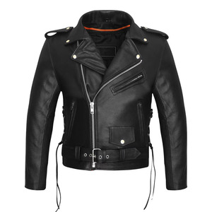 Chaquetas de cuero para motociclistas a precio razonable, chaquetas de cuero genuino para motociclistas personalizadas a precio de fábrica para motociclistas. - Product Image 1