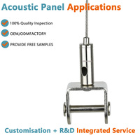 Pince de fixation professionnelle en cuivre pour panneau acoustique, pour suspension au plafond