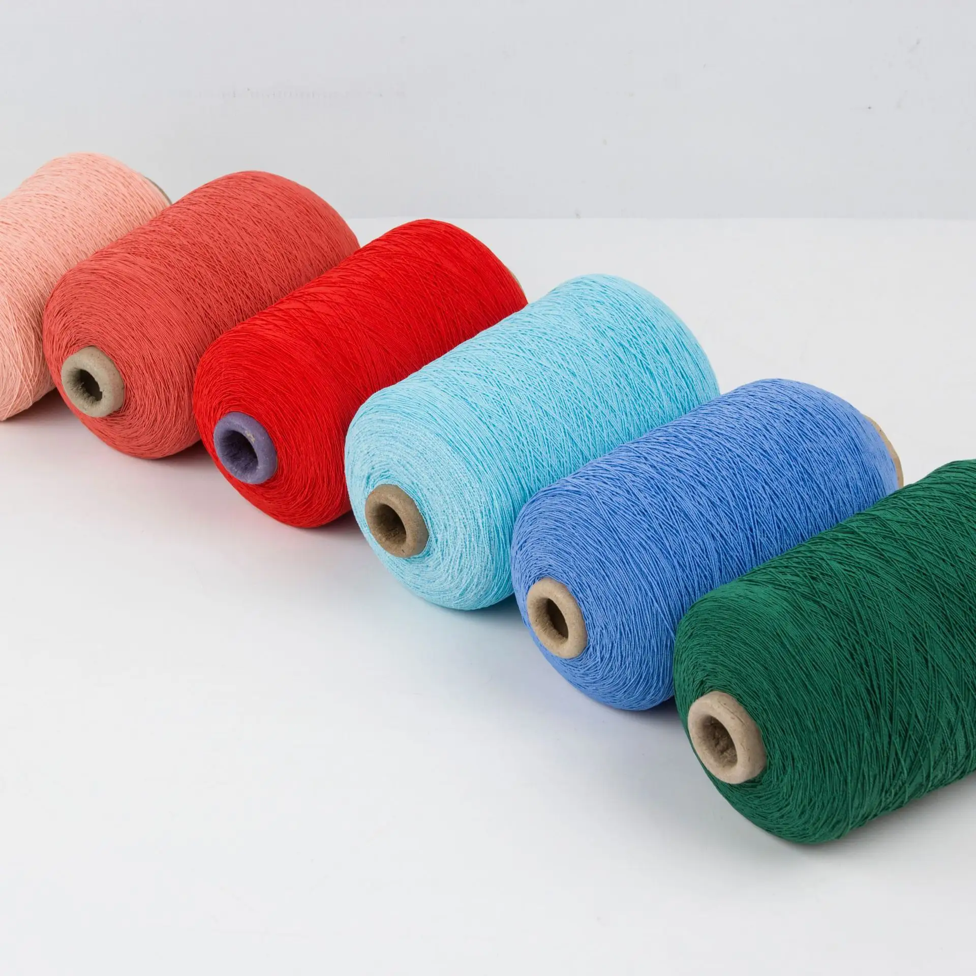 Cheap Price Crochet Thread Elastic Latex/rubber Double Covered Yarn Elastic Thread for Making Socks Gloves