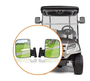 Espejos Retrovisores Laterales Plegables para Carrito de <span class=keywords><strong>Golf</strong></span>, Compatibles con Club Car, EZGO, Yamaha, Suministro del Fabricante - Product Image 1
