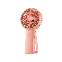 Ventilateur portable de qualité supérieure personnalisé, coloré, en plastique, haute vitesse, sûr, mini, USB, pliable, à piles, pour la maison