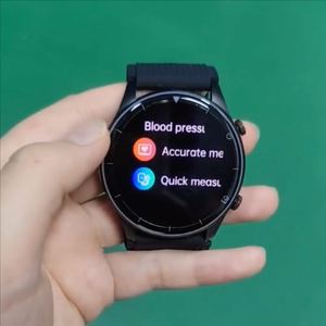 Écran de 1.43 pouces P700 pompe à air montre intelligente ECG fréquence cardiaque pression artérielle surveillance de la santé Smartwatch avec réponse à un appel - Product Image 1