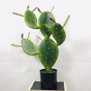 Grandes <span class=keywords><strong>plantes</strong></span> artificielles de cactus, faux bonsaïs succulents décoratifs, colonnes ornementales presque naturelles 2026 - Product Image 2