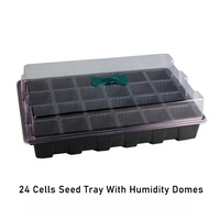 Mini bac à graines en plastique, pot de plantes, conteneur de culture pour plantes, en rotin et plantes pour pépinière succulentes, 1 pièce