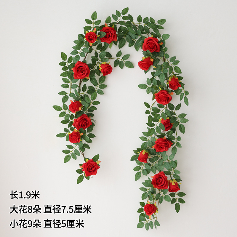 rose vine red