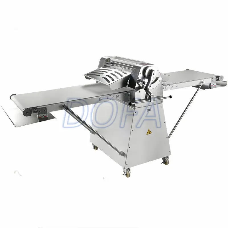 Bakery Automatic Electric Dough Sheeter Press Machine For Crispy Multilayer Bread Cake Pastry Croissant Baking Equipment