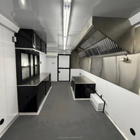 Camionnette de restauration mobile sur mesure de 6 m pour café, snacks, pizzas, tacos, BBQ, hot-dogs, glaces, entièrement équipée