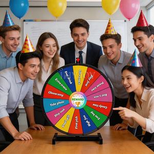 Roue <span class=keywords><strong>de</strong></span> la Fortune Interactive <span class=keywords><strong>de</strong></span> 24 Pouces pour Tirage au Sort, <span class=keywords><strong>Bingo</strong></span>, Loterie, Récompenses et Prix – <span class=keywords><strong>Jeu</strong></span> Personnalisable - Product Image 4