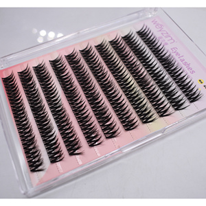 Beginner Friendly DIY High Quality <strong>Eyelash</strong> Extension Kit Home Use Wispy Cluster Lashes Lash <strong>Glue</strong> Remover Tweezers Korean PBT Box - Product Image 6