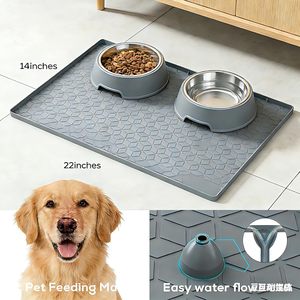 Tapis en silicone personnalisé à séchage rapide et imperméable 34x22 pour sous l'évier avec trou de drainage, doublure de plateau pour armoire de cuisine - Product Image 4