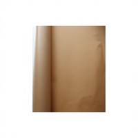 Papier kraft côtelé jaune 28 g/m² résistant à l'humidité, personnalisé OEM, avec pâte de bois vierge
