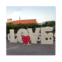 Personnalisation de lettres « Love Merry Me » pour la décoration de mariage, grand panneau métallique, marque Gaojian