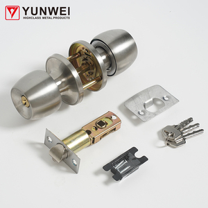 Bán buôn tùy chỉnh hai mặt lối vào vòng bóng hình dạng núm khóa nhà cửa núm khóa Bộ - Product Image 2