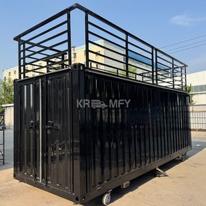 2025 White 20ft Workshop With <b>Air</b> <b>Conditioner</b> Custom Shipping Container Warehouse Mezzanine For Sale - Product Image 4