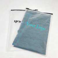 Sacs d'expédition en plastique mat givré imperméable sur mesure pour vêtements, sortie d'usine