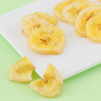 Plátanos Deshidratados en Rodajas con Aceite de Coco, 100% Natural, Vegano, Sin Gluten, Sabor Dulce, 1000g, Venta al Por Mayor, OEM, Snack