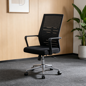 Silla Ergonómica Ajustable de Buena Calidad con Función de Inclinación <span class=keywords><strong>y</strong></span> Ajuste de Altura para Oficina con Intensidad Ajustable - Product Image 6
