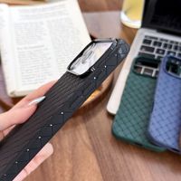 Étui de téléphone en TPU souple à motif tissé pour la dissipation thermique pour iPhone 18 Pro Max 17 Pro 16